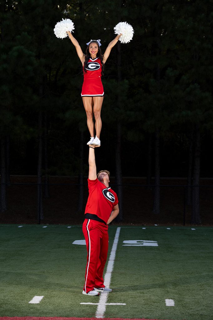 Hamilton lifting another cheerleader